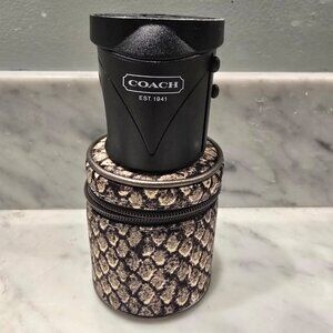 Coach Signature World Travel Adapter Plus with Nylon Case